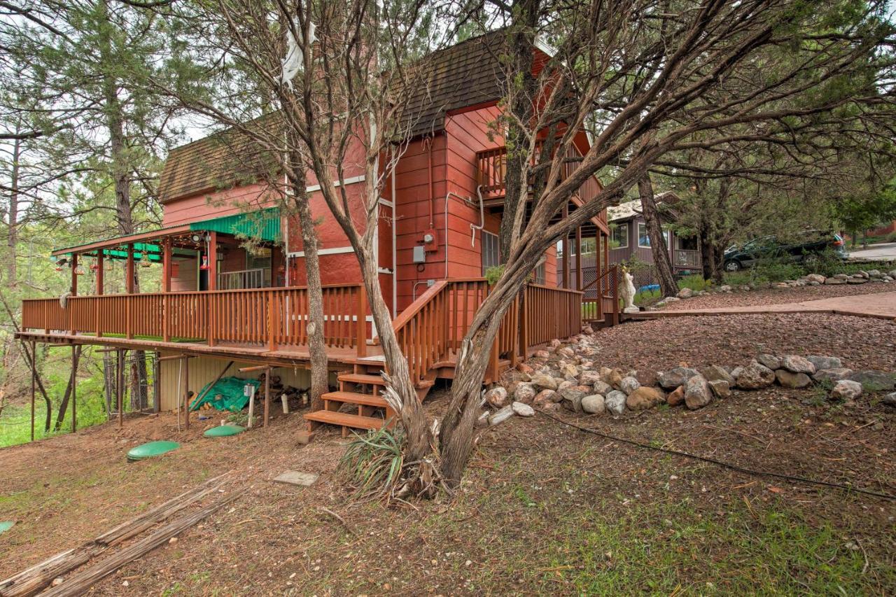 Ruidoso Cabin With Deck And Grill Less Than 3 Mi To Race Trackヴィラ エクステリア 写真
